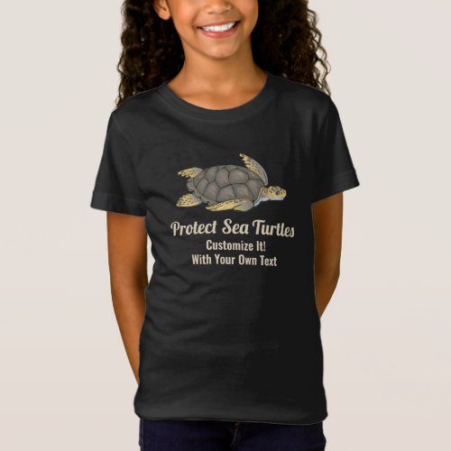 Save Sea Turtles Ocean Wildlife Habitats Climate T_Shirt