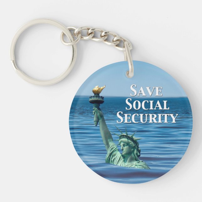 Save Social Security Keychain (Front)