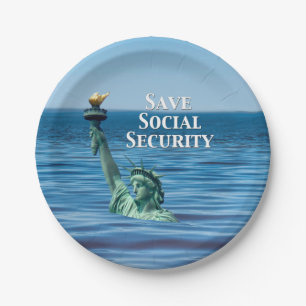 Save Social Security Paper Plates