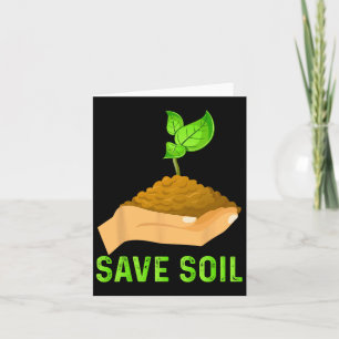 Save Soil Support Sadhguru To Save Our Lives Cute  Card