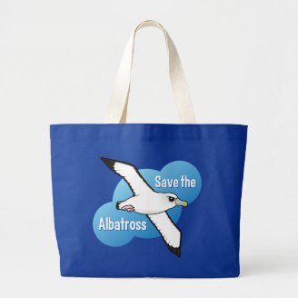 Save the Albatross (flight) Jumbo Tote Bag