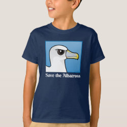 Save the Albatross (portrait) Kids' Hanes TAGLESS® T-Shirt
