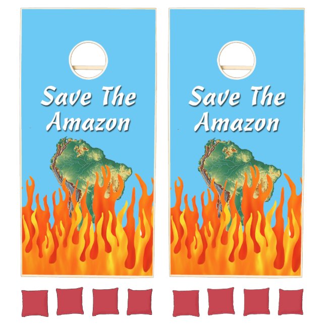 Save The Amazon Cornhole Set (Set)