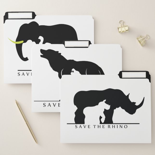 Save the Animals File Folder (Set)