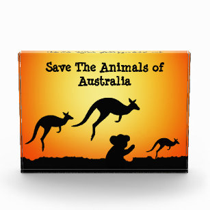 Save The Animals of Australia Acrylic Award
