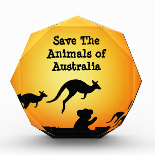 Save The Animals of Australia Acrylic Award