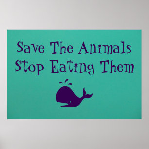 Save The Animals Poster