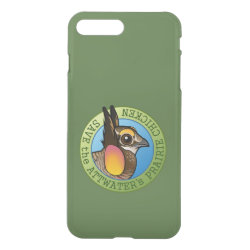 Save the Attwater's Prairie-Chicken Uncommon iPhone 7 Plus Clearly™ Deflector Case