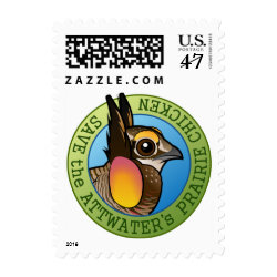 Save the Attwater's Prairie-Chicken Small Stamp 1.8
