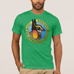 Save the Attwater's Prairie-Chicken Men's Basic American Apparel T-Shirt