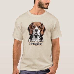 Save the Beagles Dog Lovers T-Shirt