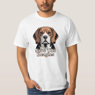 Save the Beagles Dog Lovers T-Shirt