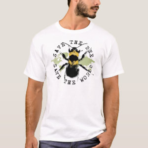 Save the Bee! Save the World! Medallion Collection T-Shirt