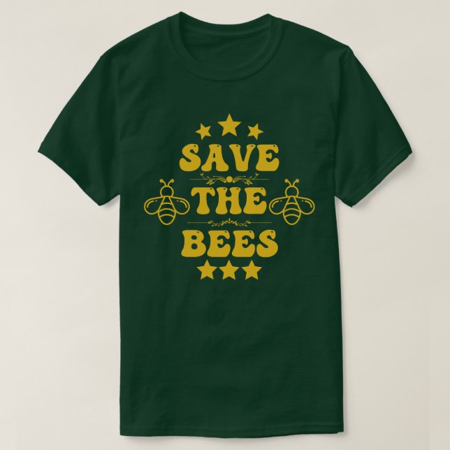 Save the Bees 12 T-Shirt (Design Front)