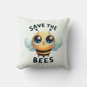 Save the Bees - Adorable Bee Cushion