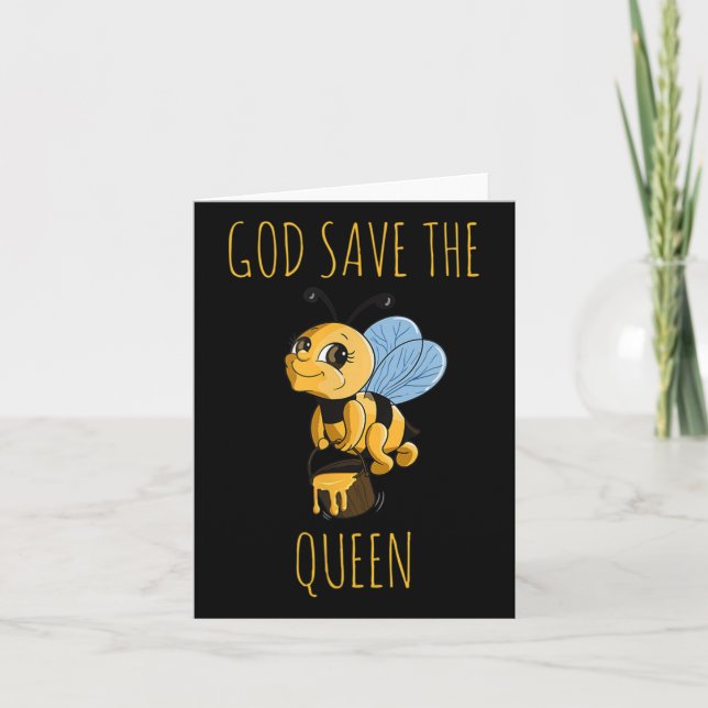 Save The Bees Beekeeper Environmental Protection _ Card (Front)