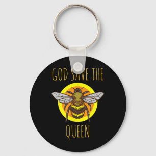 Save The Bees Beekeeper Environmental Protection Keychain