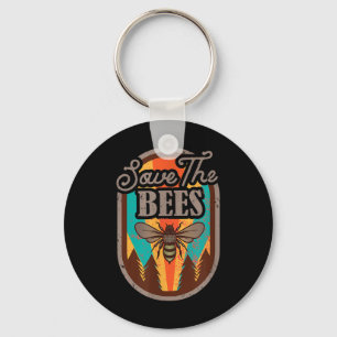 Save The Bees Beekeeper Environmental Protection _ Keychain