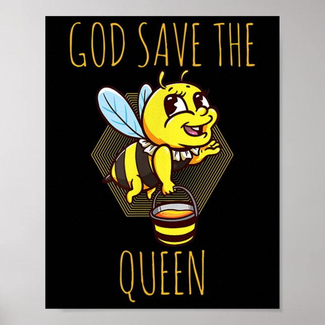 Save The Bees Beekeeper Environmental Protection _ Poster (Front)