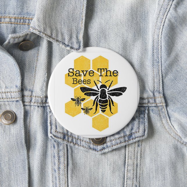 Save The Bees Button (In Situ)