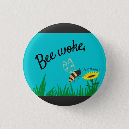 Save the Bees  Button