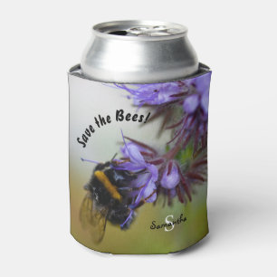 "Save the Bees!" Can Cooler