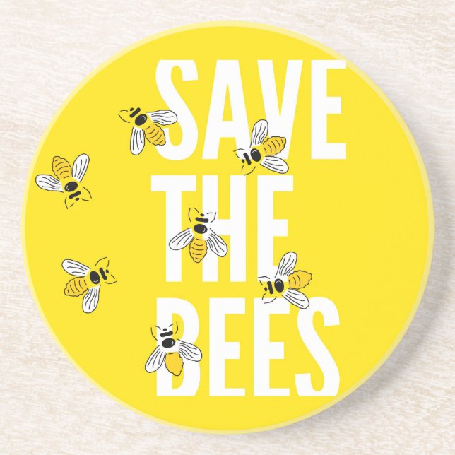 Save The Bees Coaster (Front)