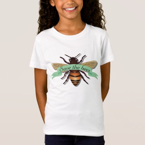 Save the Bees Conservation Environment T_Shirt