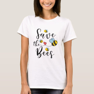 Save The Bees Cute and Adorable Honey Bee T-Shirt