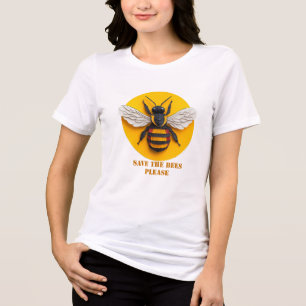 Save the Bees! Eco-Friendly Gear for a Greene Tri-Blend Shirt