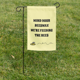 Save the Bees Feed the Bees Lawn Sign