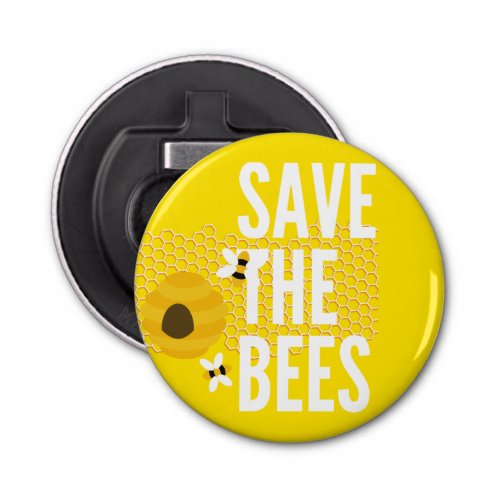 SAve The Bees HONEYCOMB Honey POT Bottle Opener