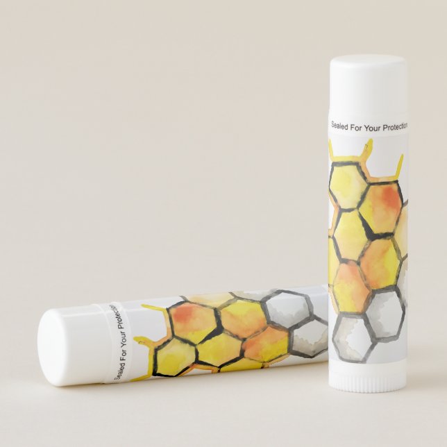 Save the bees honeycomb lip balm (Front)
