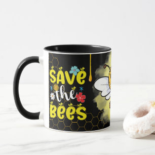 Save the Bees Inspirational Bee Honey Lover Gift Mug