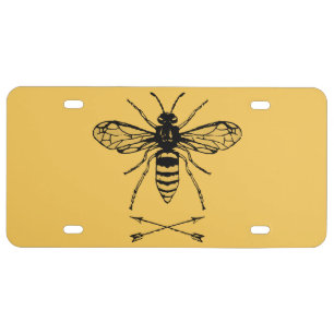 Save the bees license plate