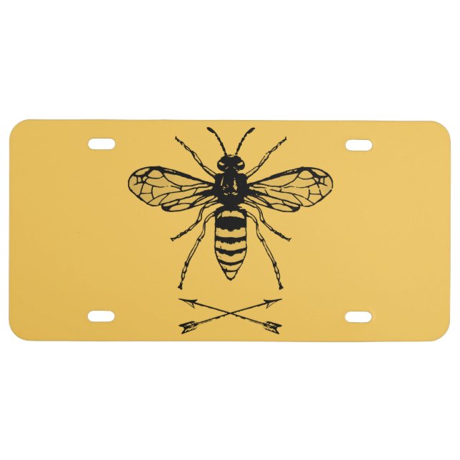 Save the bees license plate (Front)