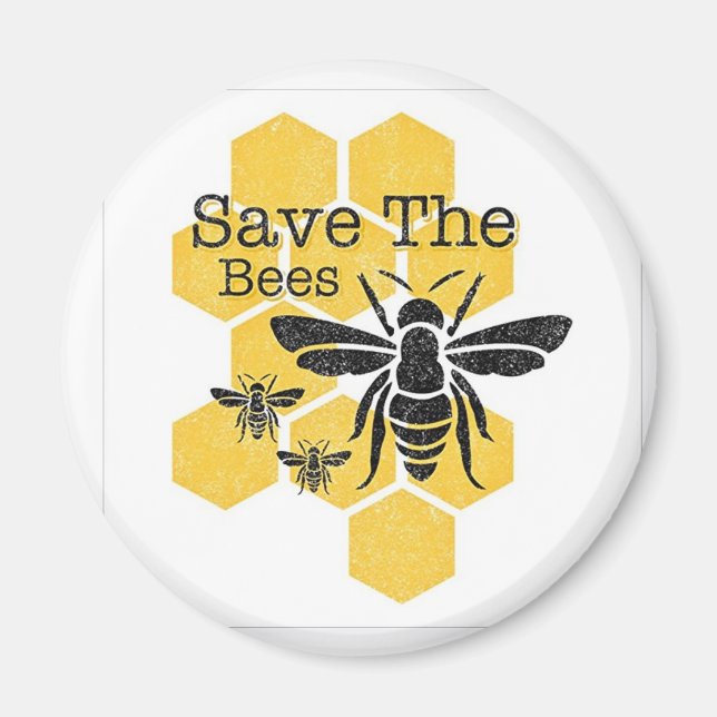 Save The Bees Magnet (Front)