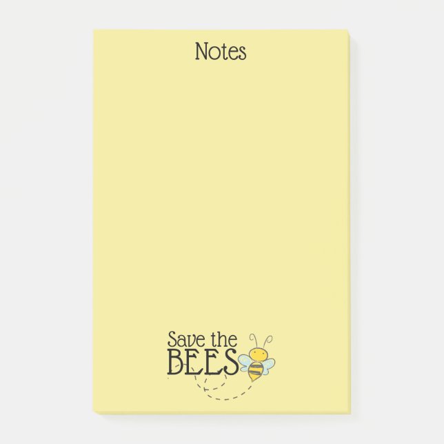 Save the Bees Notes (Front)