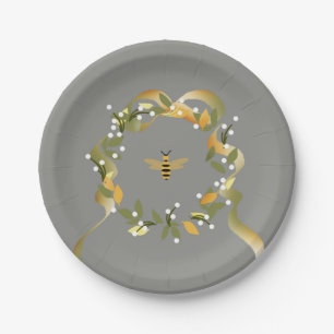 Save the Bees Paper Plates