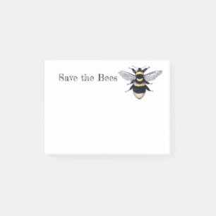 Save the Bees Post-it Notes