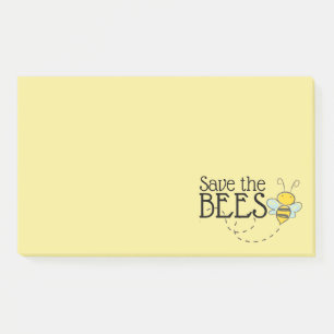 Save the Bees Post-It Notes