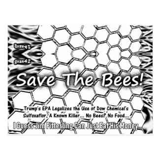 Save the BEES! Postcard