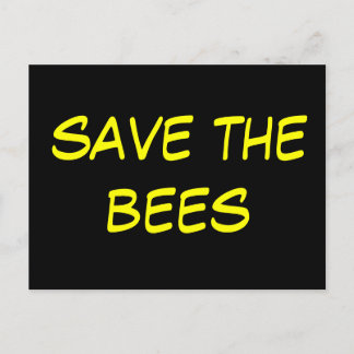 save the bees postcard