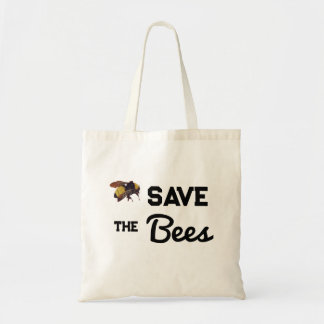 SAVE THE BEES SLEEK TOTE BAG