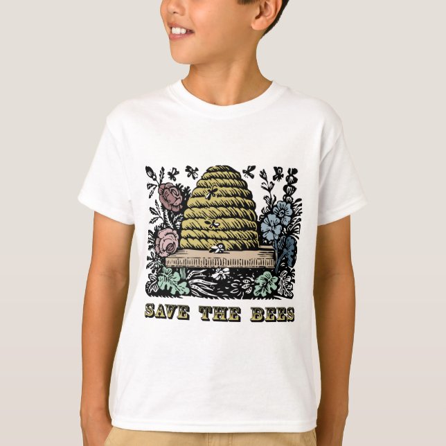 Save The Bees T-Shirt (Front)
