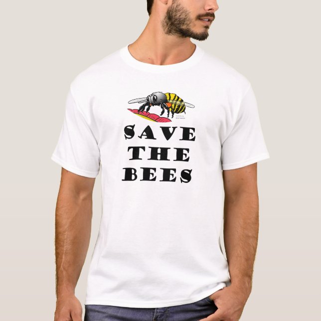 Save the Bees tee (Front)