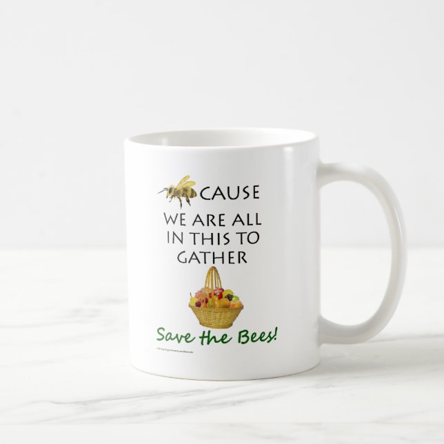 Save The Bees Together Mug (Right)
