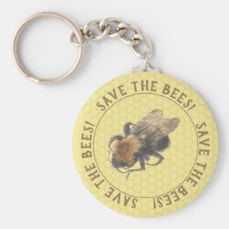 Save the Bees | Vintage Honeybee & Honeycomb