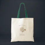 Save the Bees | Watercolor Greenery Monogram Tote Bag<br><div class="desc">Every woman needs a good carry all to tote around all of her essentials. Whether it's a bridesmaid gift, a birthday gift or even just a nice little gift to yourself, these bags are both practical and stylish—a winning combo every time. Because each bag can be personalized with a name,...</div>