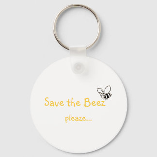 Save the Beez pleaze... Keychain